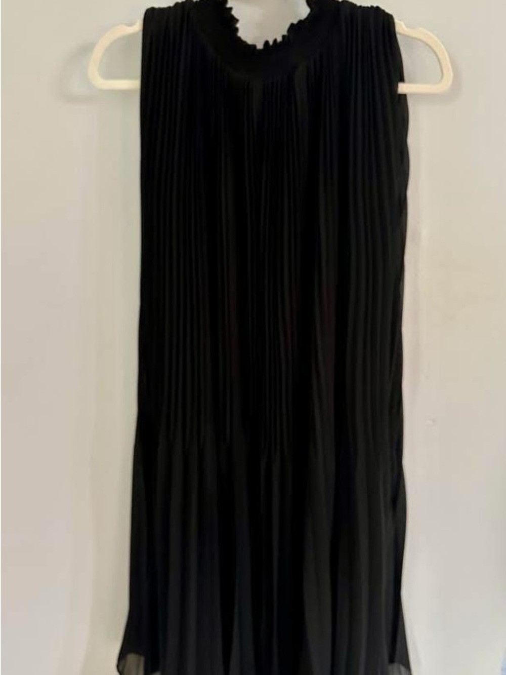 Black Pleated Women's Pleated Dreas